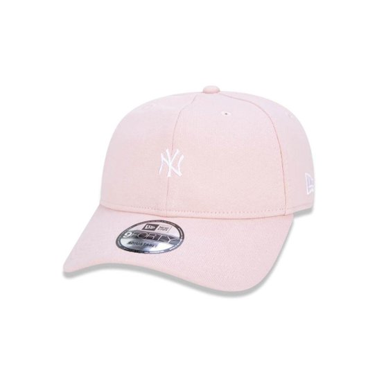 Boné New Era 940 New York Yankees Mlb Aba Curva Strapback Masculino - Rosa