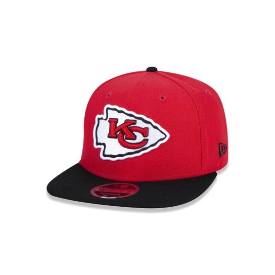 Boné New Era 9Fifty Original Fit Nfl Kansas City Chiefs Aba Reta - Vermelho