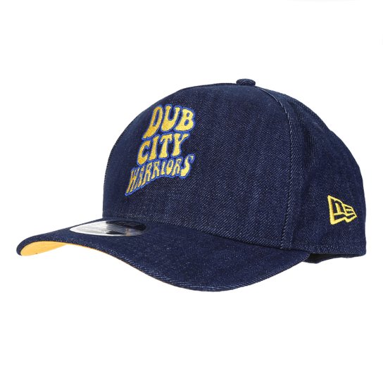 Boné New Era NBA Golden State Warriors Joyful Aba Curva - Marinho