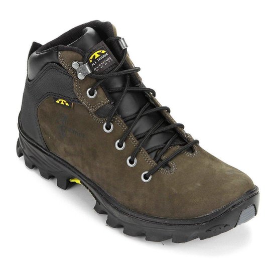 Bota Bull Terrier Valmet Masculina - Musgo+Preto
