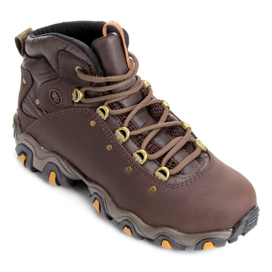 Bota Couro Macboot Gavião 02 Masculina - Café