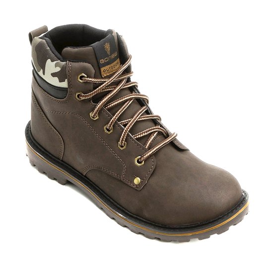 Bota GONEW Fênix Camo - Marrom Escuro