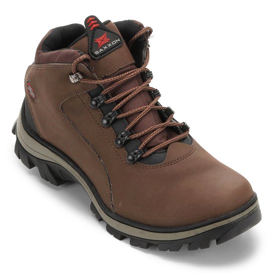 Bota Saxxon Adventure Masculina - Preto+Marrom