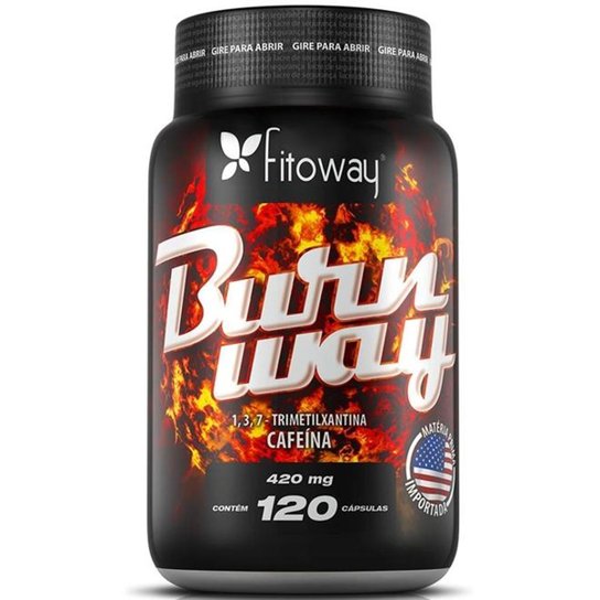 Burn Way Cafeína Fitoway 120 Caps -