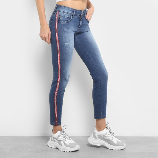 Calça Jeans Skinny Colcci Fátima Cintura Média Feminina - Jeans