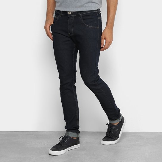 Calça Jeans Skinny Rock & Soda Amaciada Masculina - Jeans