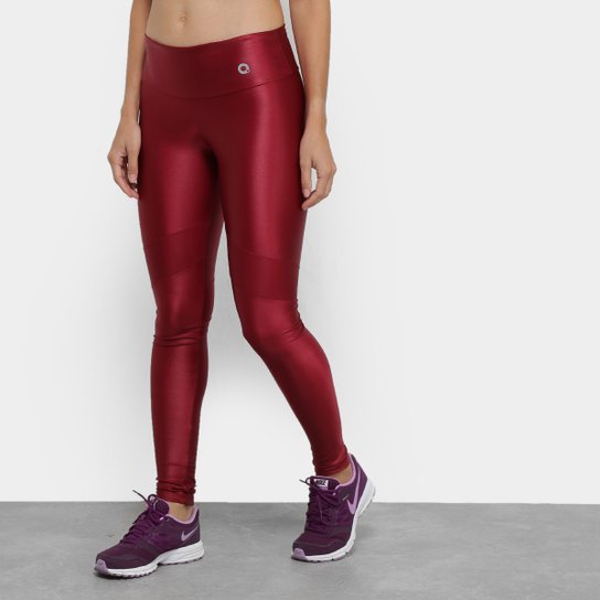 Calça Legging Área Sports Java Feminina - Vinho