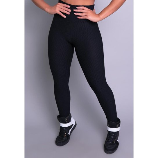 Calça Legging Mvb Modas Cintura Feminina - Preto