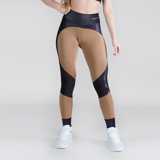 Calça Legging Surty Tense Feminina - Bronze