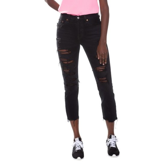Calça Levi's Crop Feminina - Preto