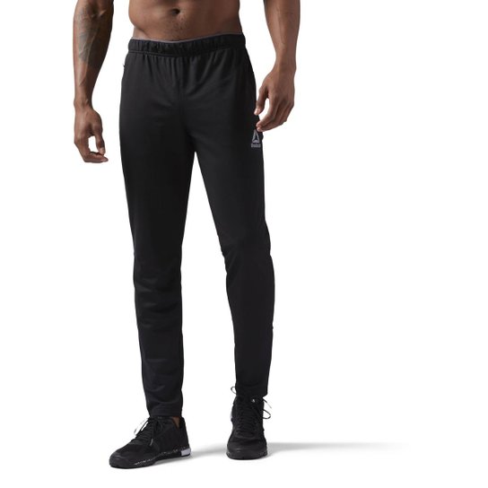 Calça M Wor Sl Trckstr Reebok Masculina - Preto