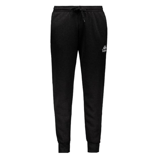 Calça Moletom Kappa Authentic 2.0 Masculina - Preto