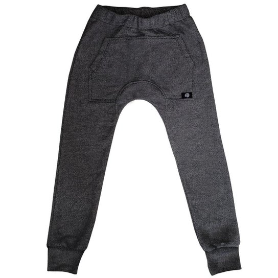 Calça Saruel Infantil Comfy Unissex - Preto
