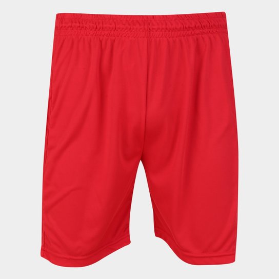 Calção de Futebol Kappa Shangai 17 Masculino - Vermelho