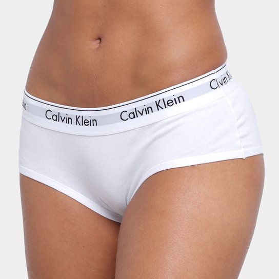 Calcinha Calvin Klein Short Modern Cotton - Branco
