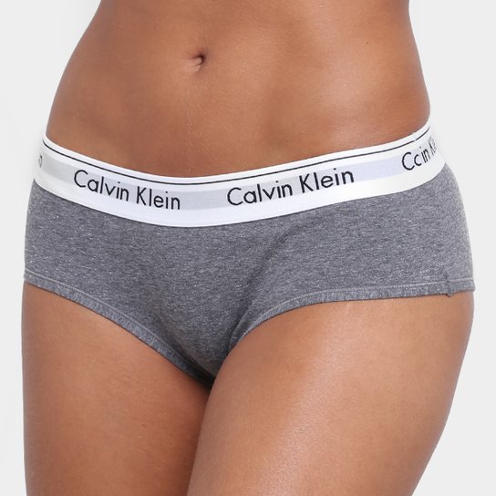 Calcinha Calvin Klein Short Modern Cotton - Grafite