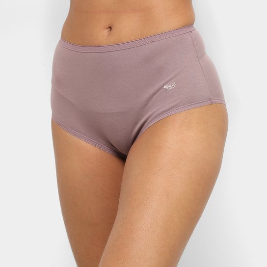 Calcinha Sloggi Calça Maxi Básica - Marrom Escuro