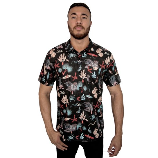 Camisa Globe MC Sunburnt - Preto