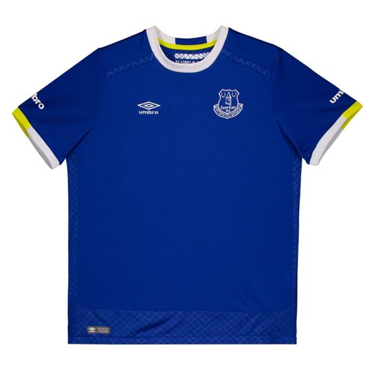Camisa Infantil Umbro Everton Home 2017 - Azul
