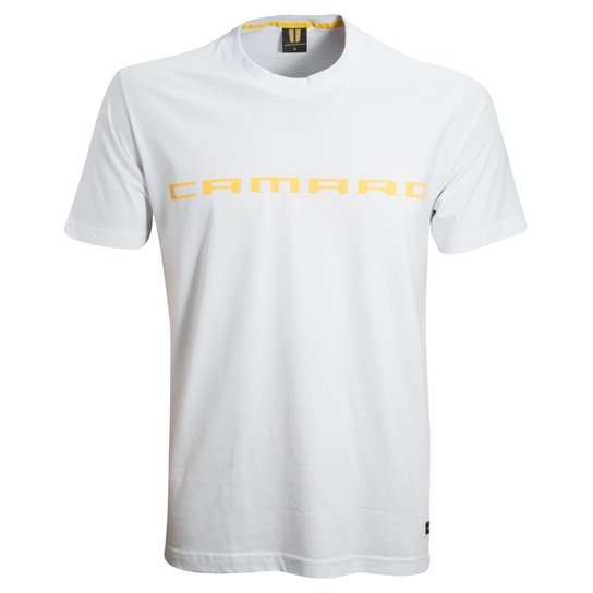 Camisa Liga Retrô Premium Camaro Logo - Branco