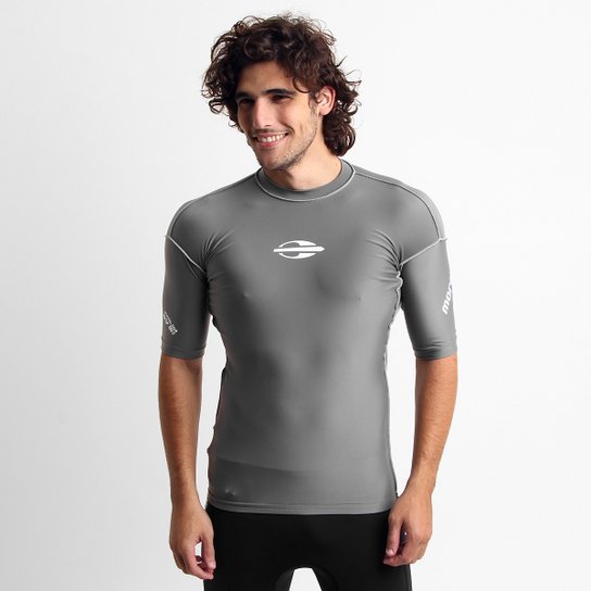 Camisa Mormaii Poliamida e Elastano Proteção UV 50+ - Grafite