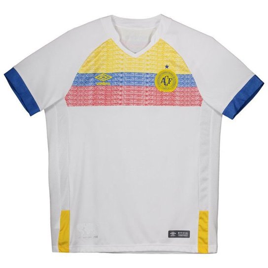 Camisa Umbro Chapecoense II 2018 La Pasion Juvenil - Branco