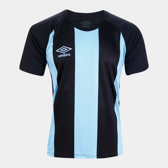 Camisa Umbro TWR Andron Masculina - Preto+Azul