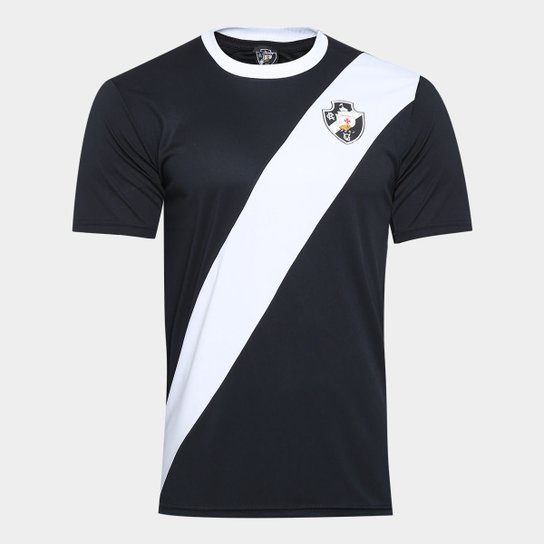Camisa Vasco Clássica Edição Limitada Masculina - Preto+Branco