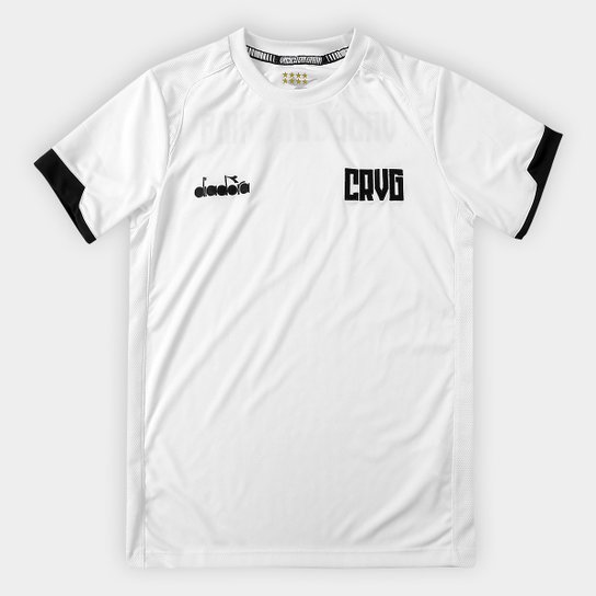 Camisa Vasco Treino Infantil 19/20 Diadora - Branco