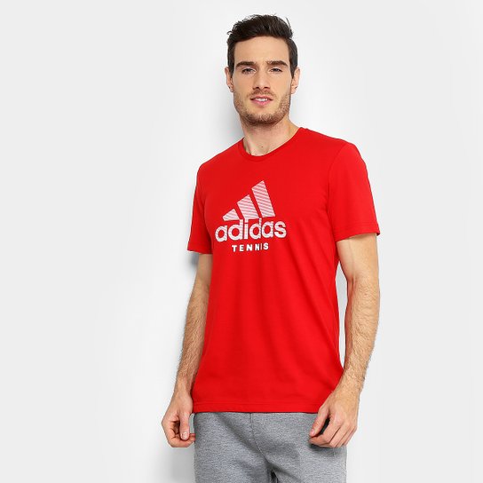 Camiseta Adidas Category Masculina - Vermelho