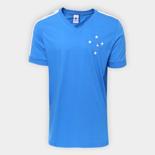 Camiseta Cruzeiro Réplica 1987 Masculina - Azul