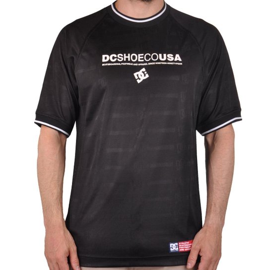 Camiseta Dc Wes Soccer Jersey Masculino - Preto