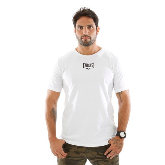 Camiseta Everlast Algodão Básica - Branco