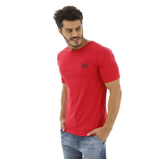 Camiseta Everlast Algodão - Vermelho