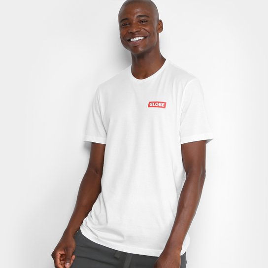 Camiseta Globe Básica Masculina - Branco