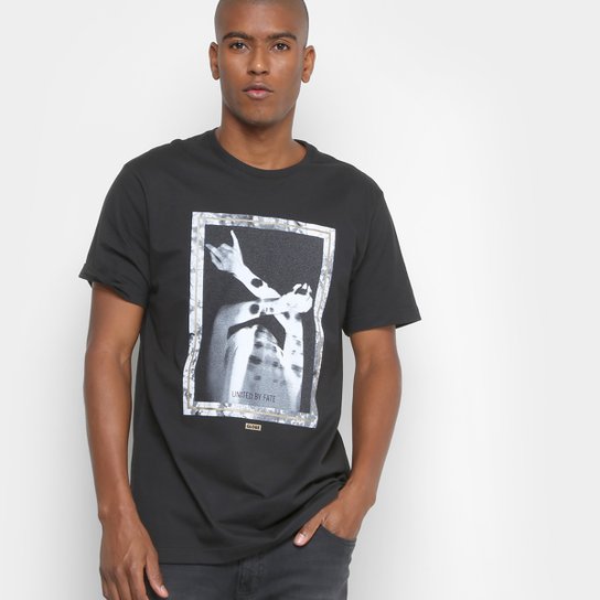 Camiseta Globe Básica Woman And The Sea Masculina - Preto