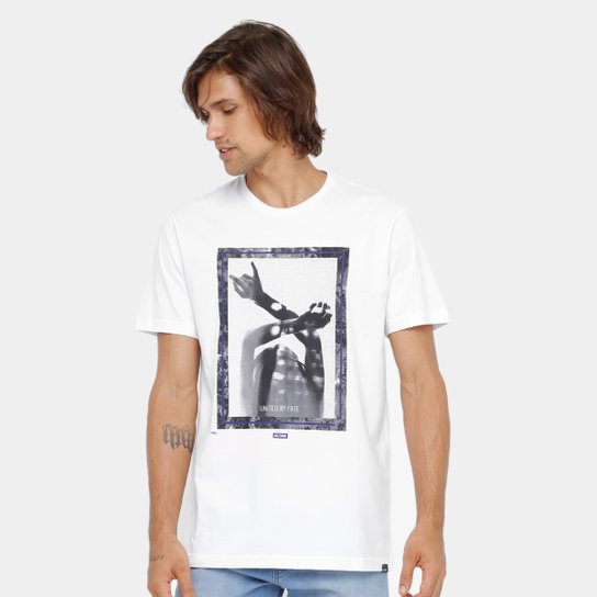 Camiseta Globe Básica Woman And The Sea Masculina - Branco