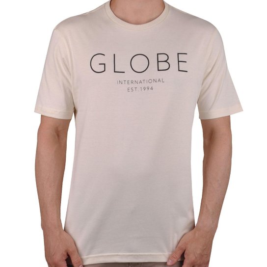 Camiseta Globe Company Masculino - Amarelo Claro