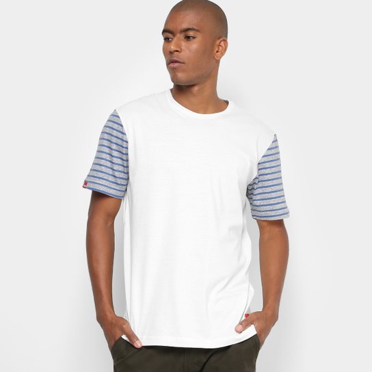 Camiseta Globe Haukburn Masculina - Gelo