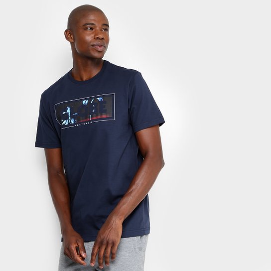 Camiseta Globe Palms Masculina - Marinho