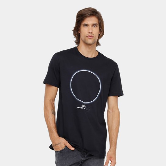 Camiseta Globe Total Eclipse Masculina - Preto