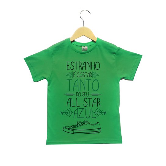 Camiseta Infantil Joss All Star Unissex - Verde