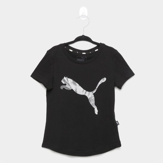 Camiseta Infantil Puma Ka Tee Feminina - Preto