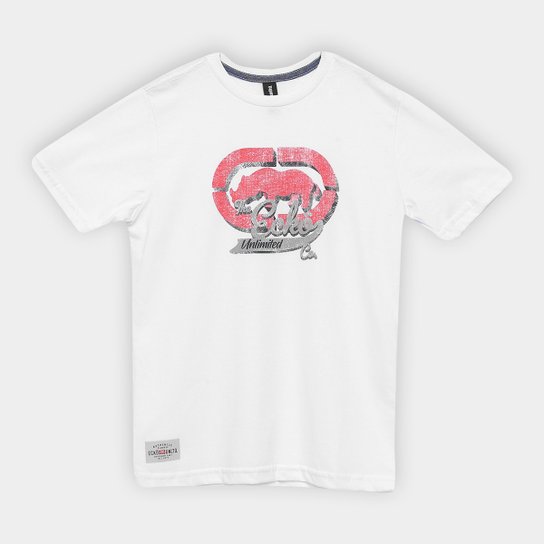 Camiseta Juvenil Ecko Unlimited Masculina - Branco