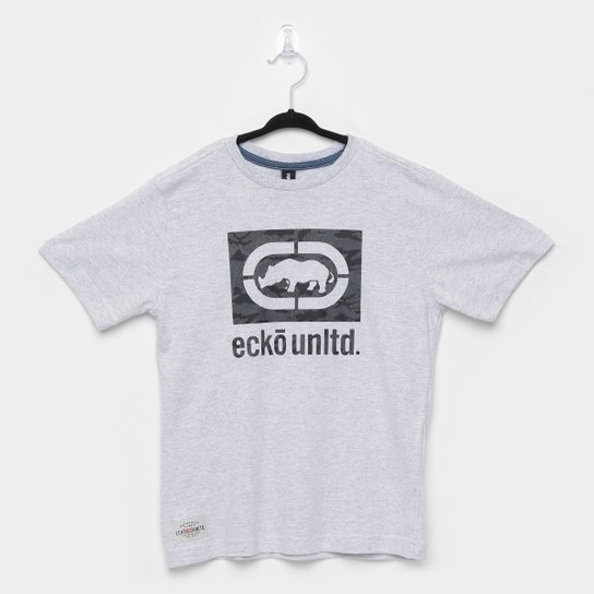 Camiseta Juvenil Ecko Unltd Masculina - Off White