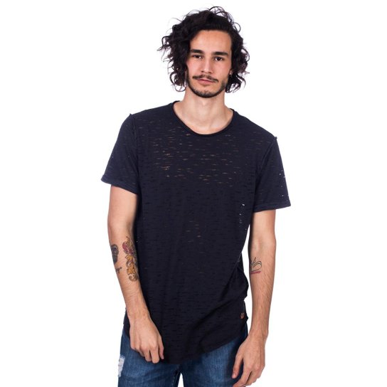 Camiseta Long Island FR Masculina - Preto