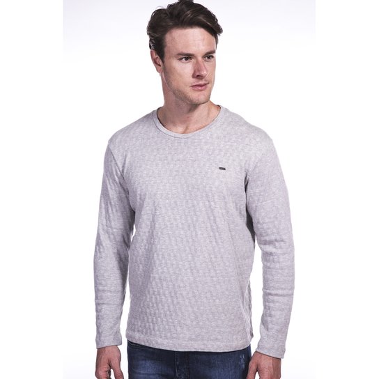 Camiseta Long Island MN Masculino - Cinza