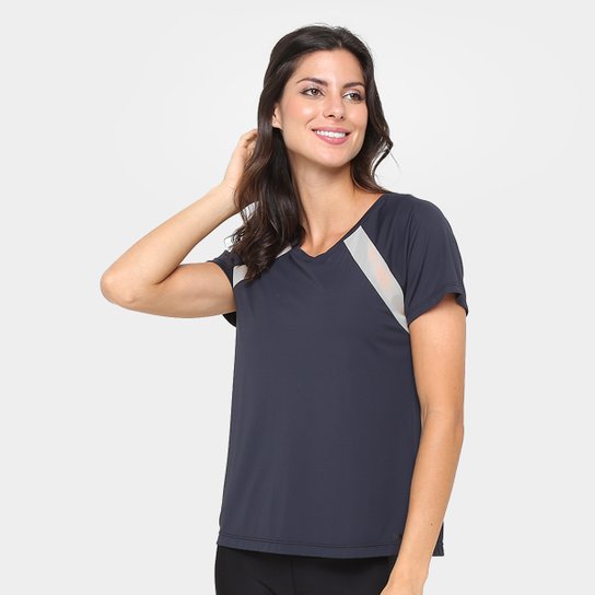 Camiseta Memo Faixa Tule Feminina - Preto