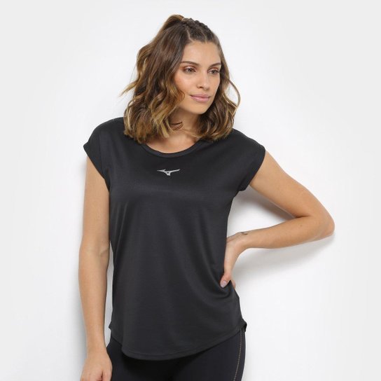 Camiseta Mizuno Fresh New Feminina - Preto