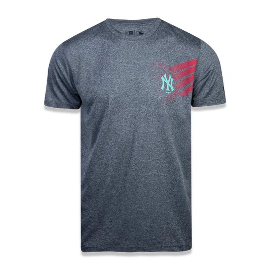 Camiseta Mlb New York Yankees Performance One New Era - Cinza